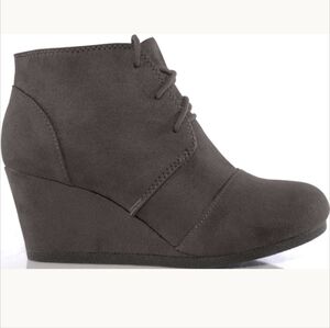 MARCOREPUBLIC Wedge Charcoal Gray Boots / Bootie Size 11